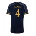 Maillot de foot Real Madrid David Alaba #4 Extérieur vêtements Femmes 2023-24 Manches Courtes